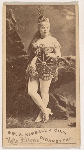 Kate Fellows, from the Actresses series (N203) issued by Wm. S. Kimball & Co.
