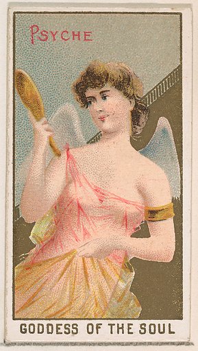 Psyche, Goddess of the Soul, from the Goddesses of the Greeks and Romans series (N188) issued by Wm. S. Kimball & Co.