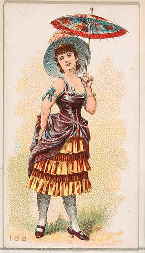 Ida, from the Ballet Queens series (N182) issued by Wm. S. Kimball & Co.