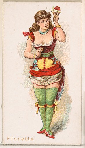 Florette, from the Ballet Queens series (N182) issued by Wm. S. Kimball & Co.