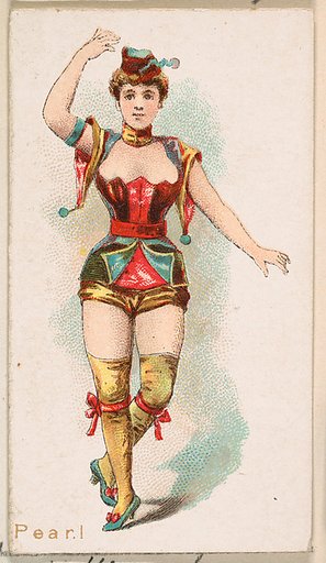 Pearl, from the Ballet Queens series (N182) issued by Wm. S. Kimball & Co.