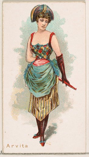 Arvita, from the Ballet Queens series (N182) issued by Wm. S. Kimball & Co.