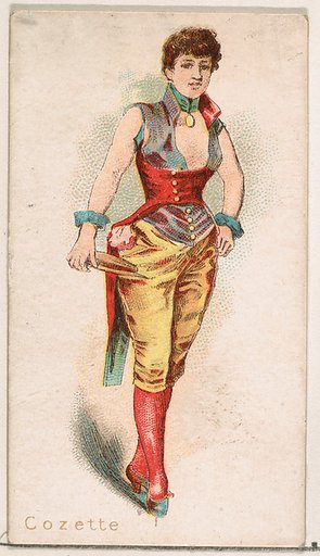 Cozette, from the Ballet Queens series (N182) issued by Wm. S. Kimball & Co.