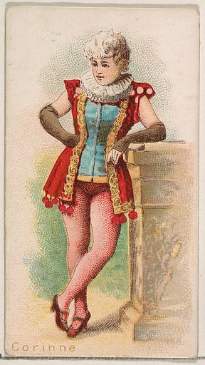 Corinne, from the Ballet Queens series (N182) issued by Wm. S. Kimball & Co.