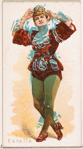 Estelle, from the Ballet Queens series (N182) issued by Wm. S. Kimball & Co.