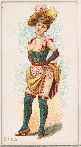 Etta, from the Ballet Queens series (N182) issued by Wm. S. Kimball & Co.