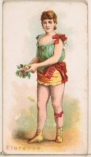 Florence, from the Ballet Queens series (N182) issued by Wm. S. Kimball & Co.