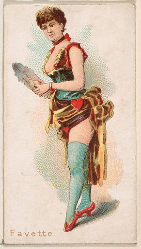 Favette, from the Ballet Queens series (N182) issued by Wm. S. Kimball & Co.