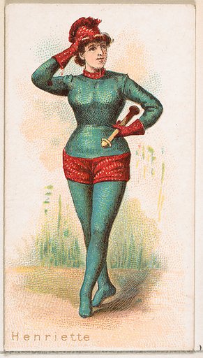 Henriette, from the Ballet Queens series (N182) issued by Wm. S. Kimball & Co.