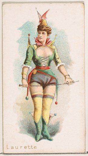 Laurette, from the Ballet Queens series (N182) issued by Wm. S. Kimball & Co.