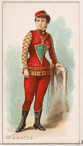 Muzette, from the Ballet Queens series (N182) issued by Wm. S. Kimball & Co.
