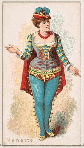 Nanette, from the Ballet Queens series (N182) issued by Wm. S. Kimball & Co.