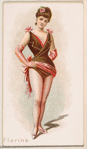 Florine, from the Ballet Queens series (N182) issued by Wm. S. Kimball & Co.