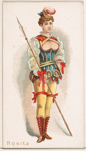 Rosita, from the Ballet Queens series (N182) issued by Wm. S. Kimball & Co.