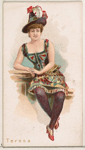 Teresa, from the Ballet Queens series (N182) issued by Wm. S. Kimball & Co.