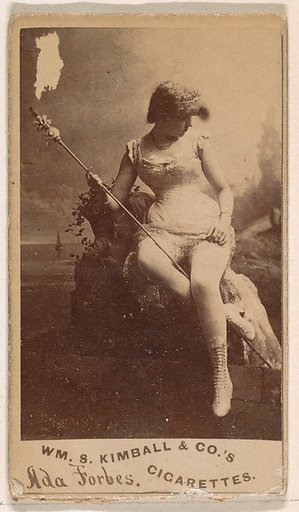 Ada Forbes, from the Actresses series (N203) issued by Wm. S. Kimball & Co.