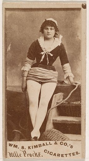 Mlle. Froche, from the Actresses series (N203) issued by Wm. S. Kimball & Co.