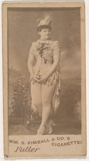 Miss Fuller, from the Actresses series (N203) issued by Wm. S. Kimball & Co.