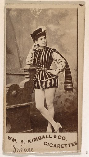 Miss Jaenee, from the Actresses series (N203) issued by Wm. S. Kimball & Co.