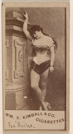 La Juche, from the Actresses series (N203) issued by Wm. S. Kimball & Co.