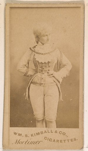Miss Mortimer, from the Actresses series (N203) issued by Wm. S. Kimball & Co.