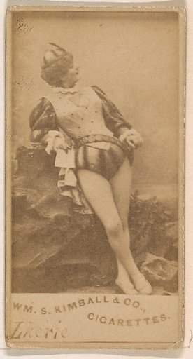 Miss Lherie, from the Actresses series (N203) issued by Wm. S. Kimball & Co.