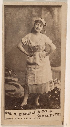 Mlle. Levaillaut, from the Actresses series (N203) issued by Wm. S. Kimball & Co.