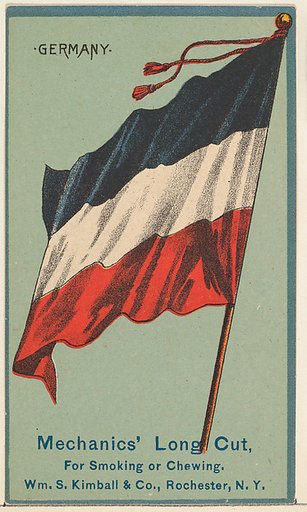 Germany, from the National Flags series (N195) issued by Wm. S. Kimball & Co.