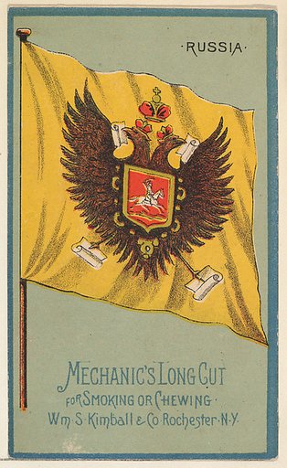 Russia, from the National Flags series (N195) issued by Wm. S. Kimball & Co.