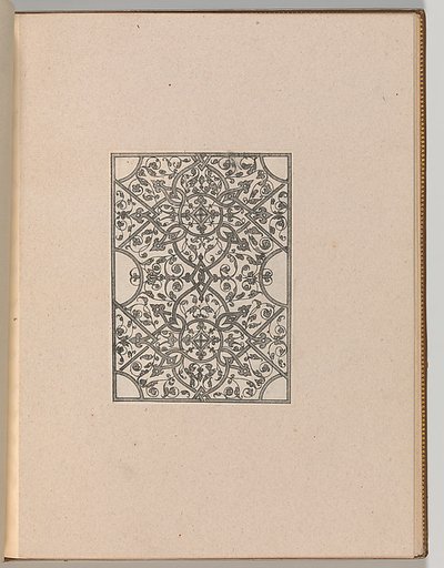 Copies after the 'Livre contenant passement de moresques' (plate 1)