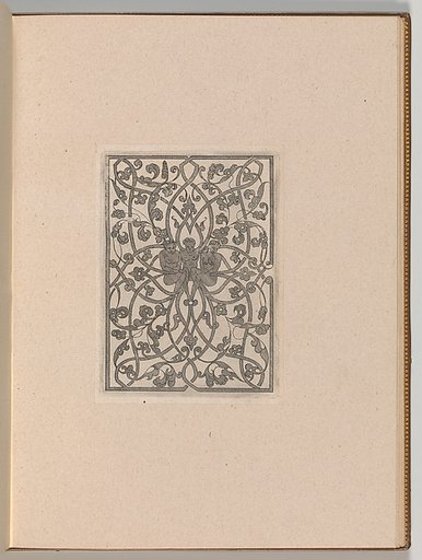 Copies after the 'Livre contenant passement de moresques' (plate 8)