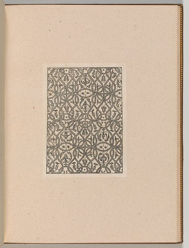 Copies after the 'Livre contenant passement de moresques' (plate 9)