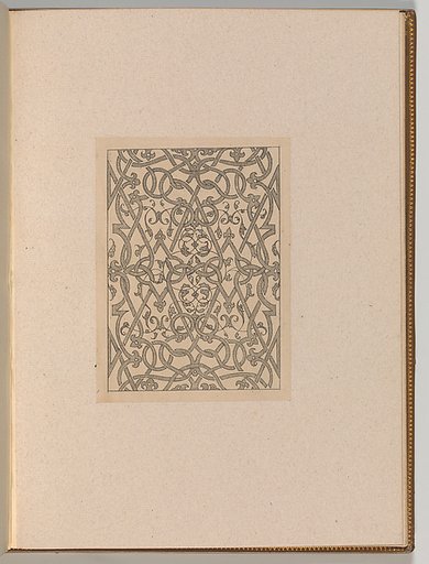 Copies after the 'Livre contenant passement de moresques' (plate 17)