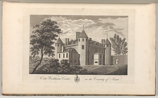 West Wickham Court in the County of Kent, from Edward Hasted's "The History and Topographical Survey of the County of Kent", vols. 1-3