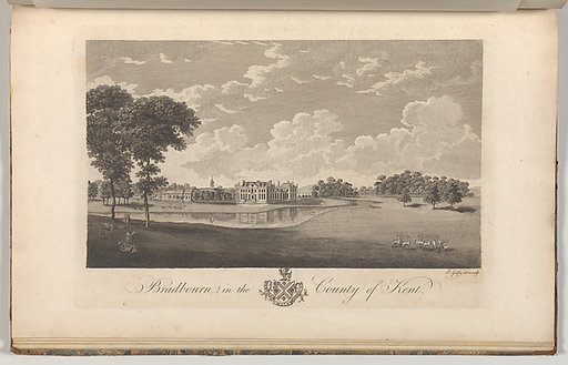 Bradbourn in the County of Kent, from Edward Hasted's "The History and Topographical Survey of the County of Kent", vols. 1-3