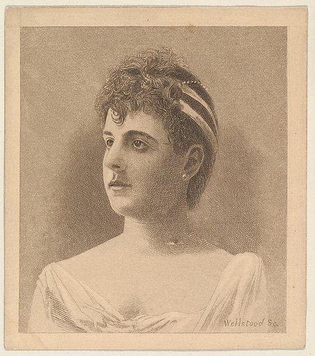 Portrait, from the Women's Portraits series (N198) issued by Wm. S. Kimball & Co.