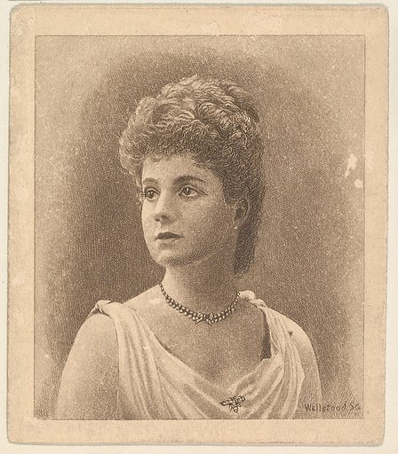 Portrait, from the Women's Portraits series (N198) issued by Wm. S. Kimball & Co.