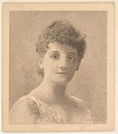 Portrait, from the Women's Portraits series (N198) issued by Wm. S. Kimball & Co.