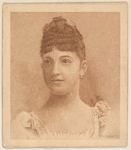 Portrait, from the Women's Portraits series (N198) issued by Wm. S. Kimball & Co.