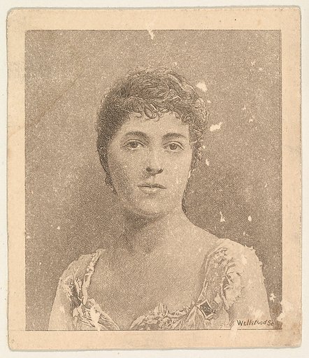 Portrait, from the Women's Portraits series (N198) issued by Wm. S. Kimball & Co.