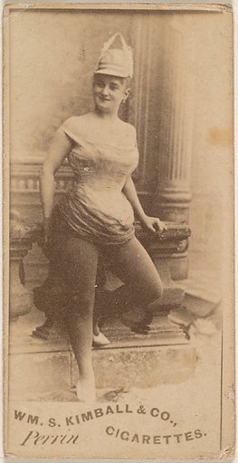 Miss Perrin, from the Actresses series (N203) issued by Wm. S. Kimball & Co.