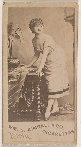 Miss Perrin, from the Actresses series (N203) issued by Wm. S. Kimball & Co.
