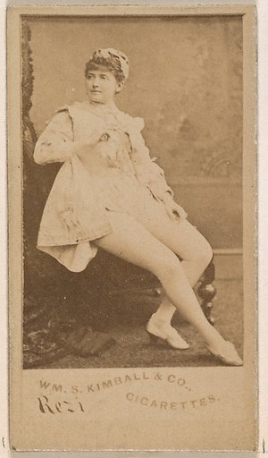 Miss Rezi, from the Actresses series (N203) issued by Wm. S. Kimball & Co.