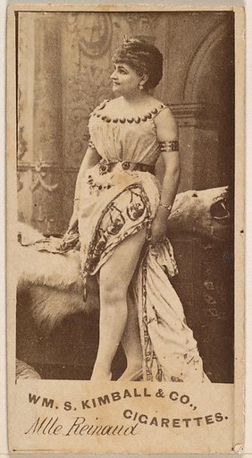 Mlle. Reinaud, from the Actresses series (N203) issued by Wm. S. Kimball & Co.