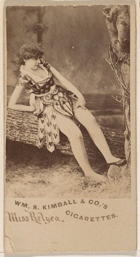 Miss Relyea, from the Actresses series (N203) issued by Wm. S. Kimball & Co.