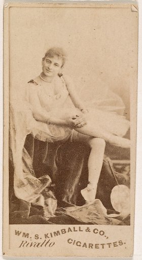 Miss Rivalto, from the Actresses series (N203) issued by Wm. S. Kimball & Co.
