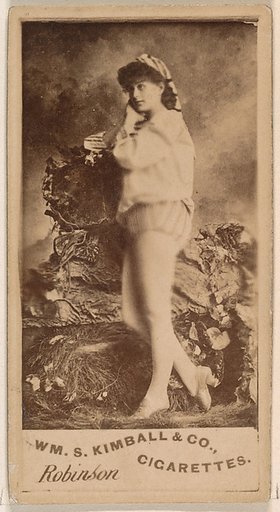 Miss Robinson, from the Actresses series (N203) issued by Wm. S. Kimball & Co.