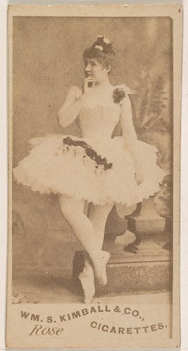 Miss Rose, from the Actresses series (N203) issued by Wm. S. Kimball & Co.