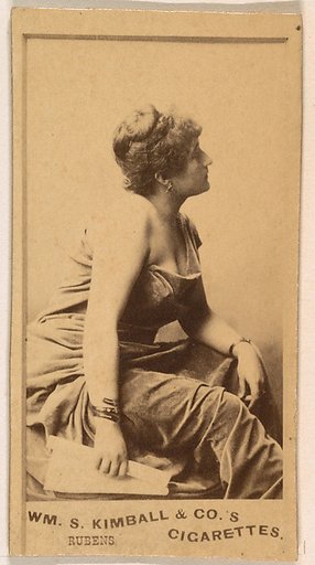 Miss Rubens, from the Actresses series (N203) issued by Wm. S. Kimball & Co.