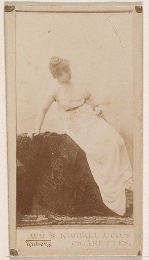 Miss Rubens, from the Actresses series (N203) issued by Wm. S. Kimball & Co.